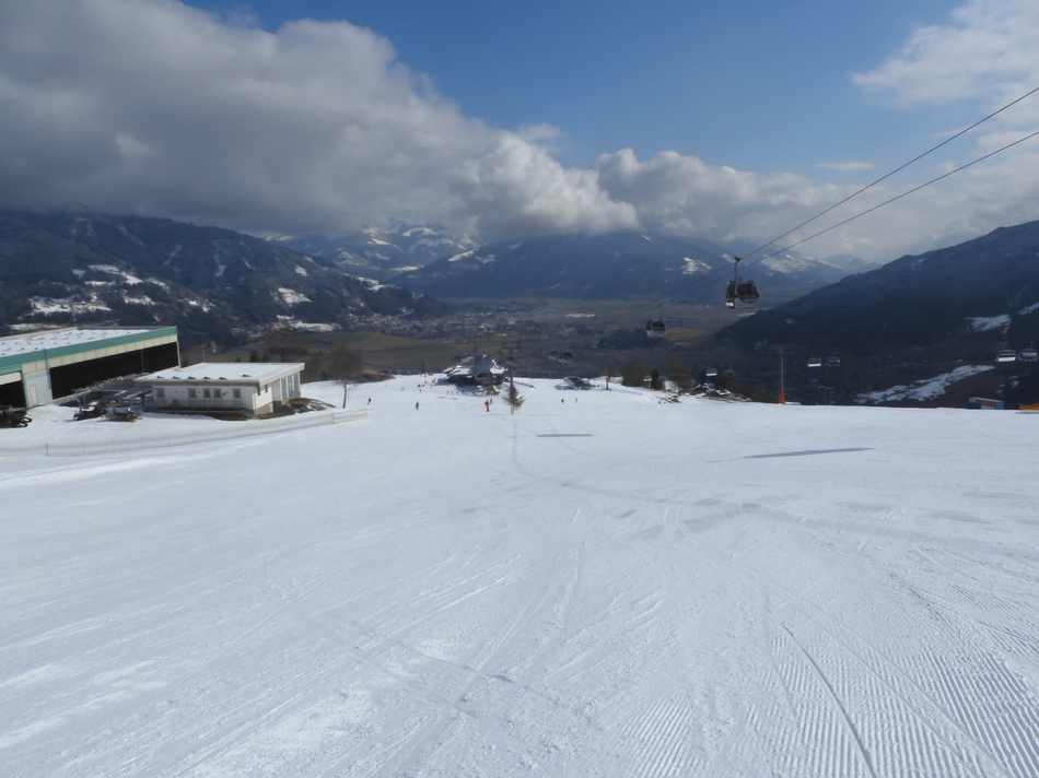 Bei der Mittelstation der Maiskogelbahn