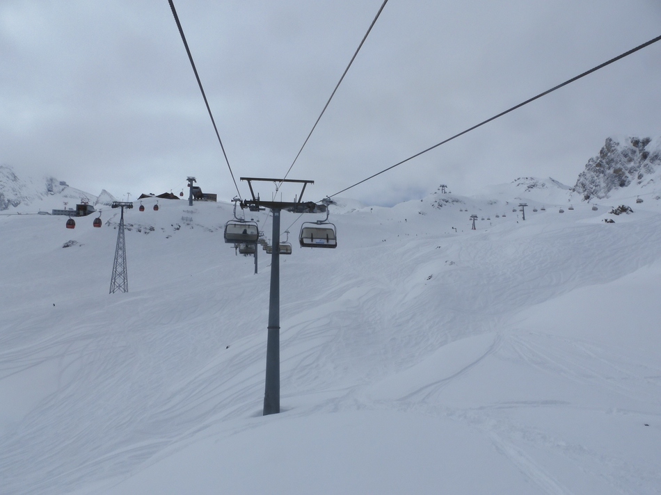 Die selbe Bergfahrt, kurz vor der Bergstation.