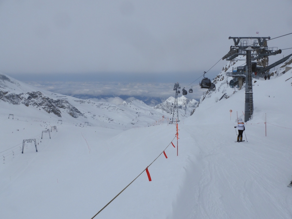 Ganz oben, nach der Bergfahrt mit dem Gletscherjet 3-4
