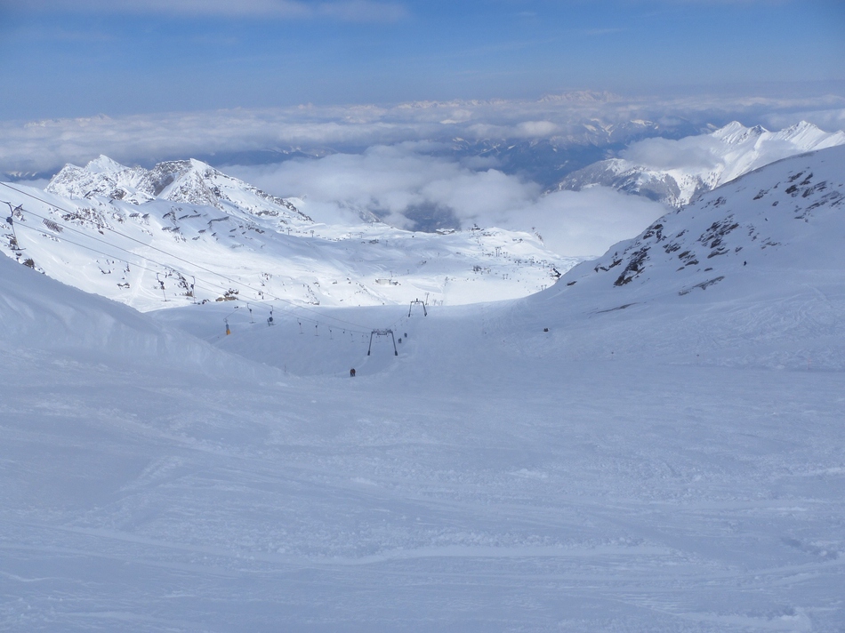 Am Maurer Gletscher bei der Bergstation
