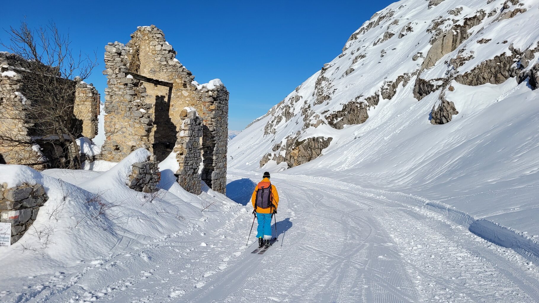 oberer Teil am Col de Tende an der Ruine