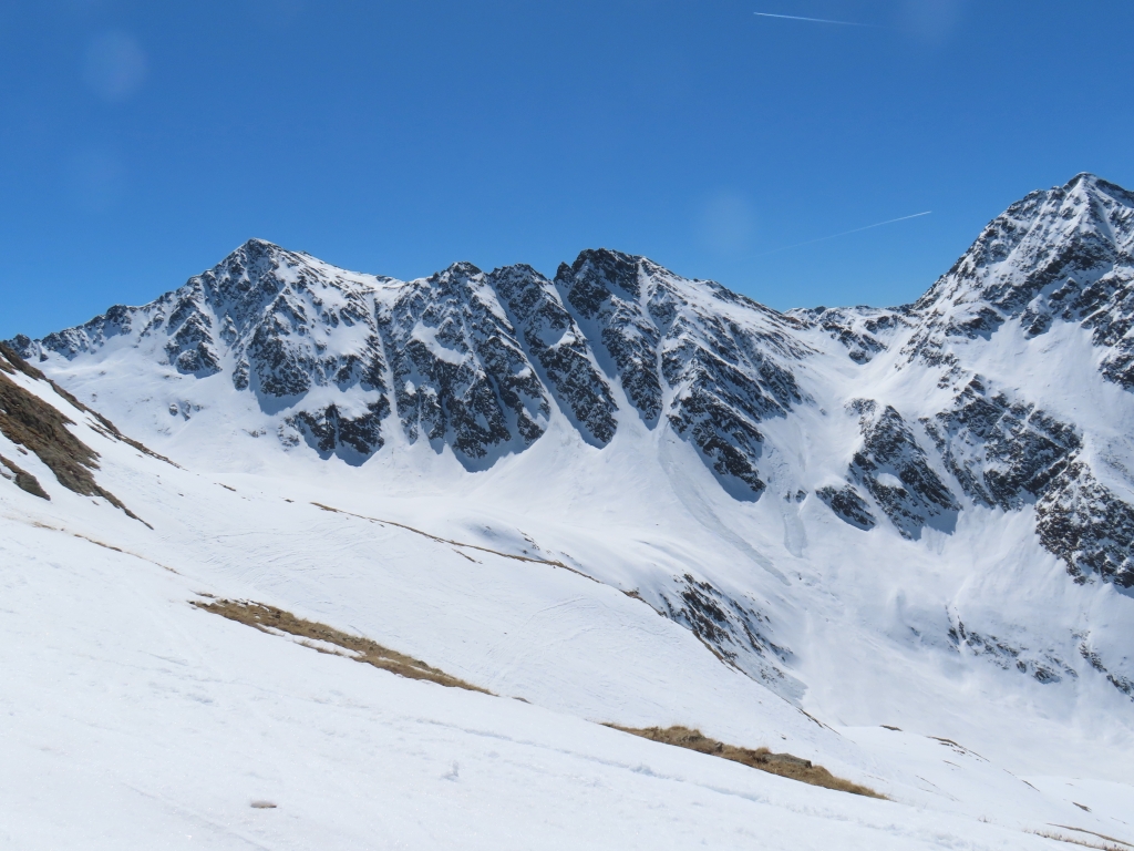 Die schroffen Villgratner Berge in der näheren Umgebung