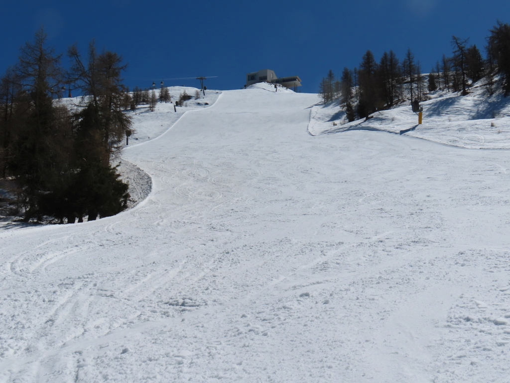 Beste Piste war der obere Teil der Sylvester