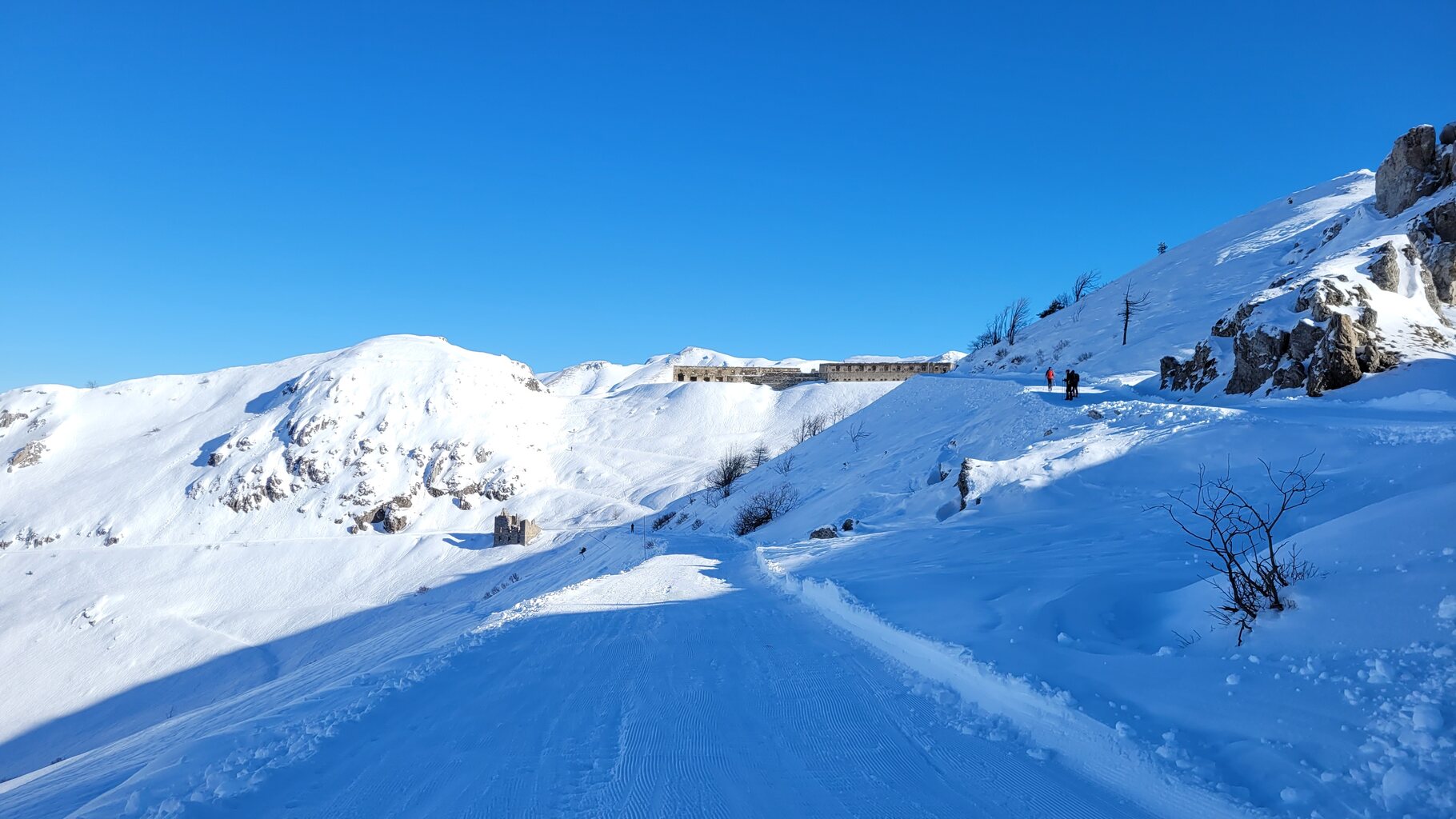 oberer Teil am Col de Tende mit Fort Centrale
