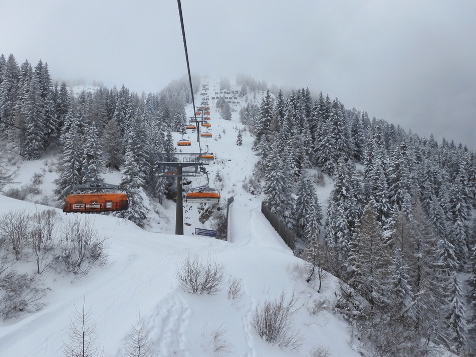 Weiter geht es mit der Strassalmbahn