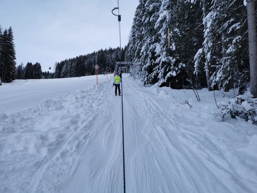 4. Der Stemag Tellerlift muss natürlich mitgenommen werden.