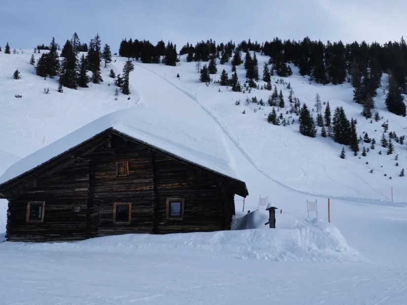 6. Auf dem Weg zum Topliner. Nanu. Hier oben hat der Winter also doch ein bisschen mehr zugeschlagen.