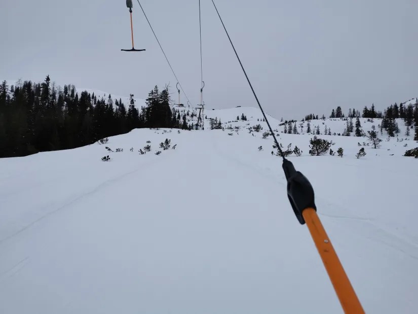 10. Bis zum letzten Schlepper geht die Reise. Dem Tauernkarlift. Idyllisch hier, wenn auch etwas windig heute.