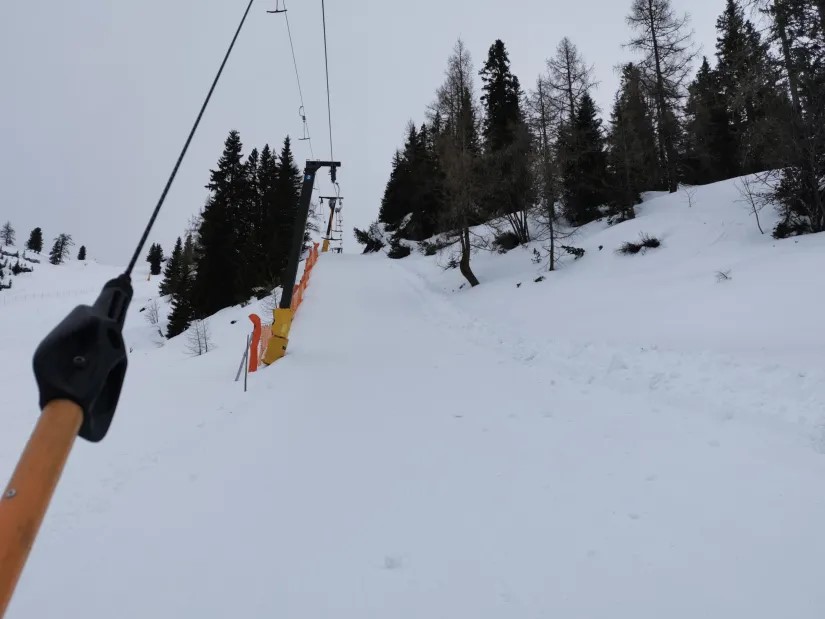 13. Und der steile Kogelalmlift wird auch mitgenommen.
