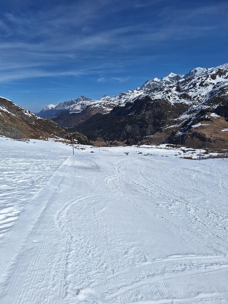 Blaue Piste 6a - Columban Oben
