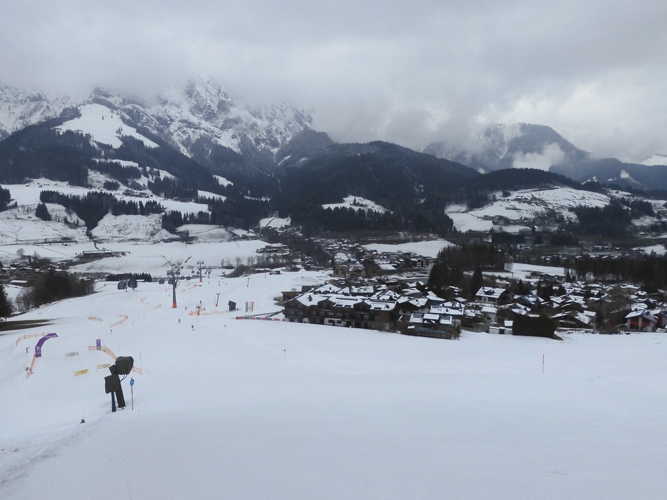 Leogang ist erreicht. Nur noch ein paar Meter zur Steinberg-EUB