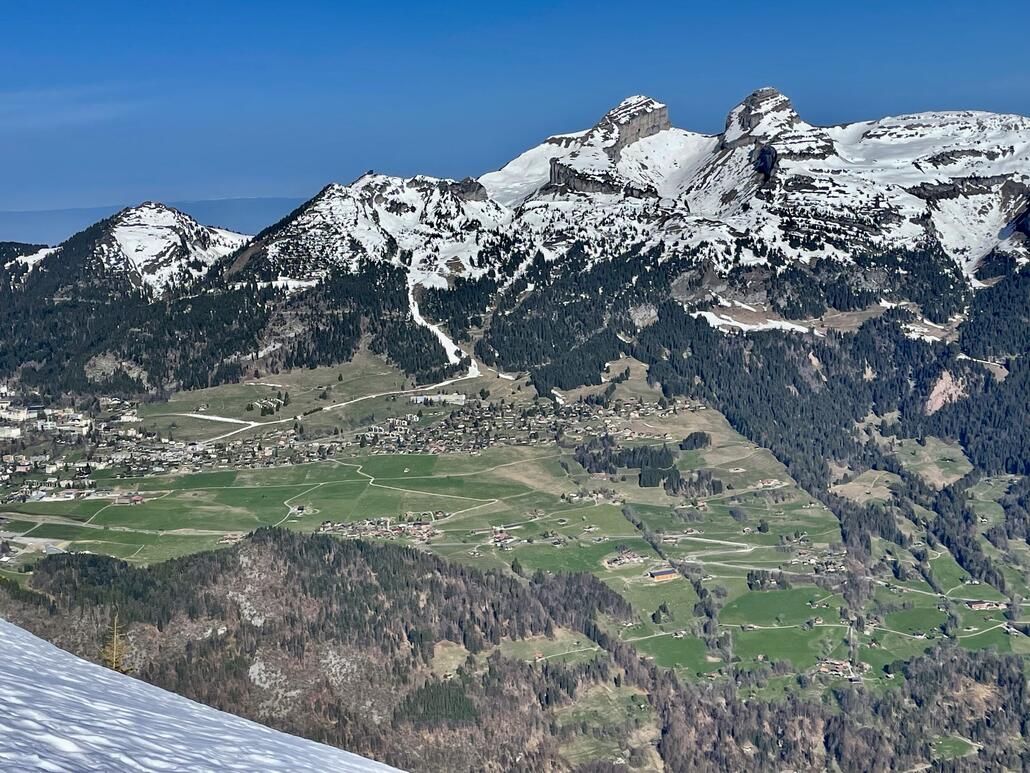 Leysin sehr grün