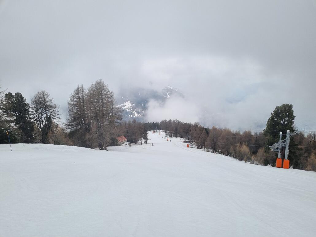 Illhorn. Insbesondere der unterste Teil heute so gut wie nie in der Saison, seltsam.