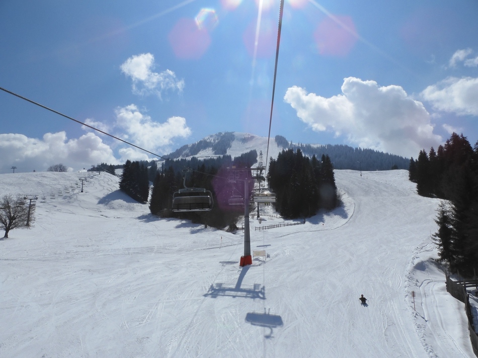 Bergfahrt mit dem Hexen-6er