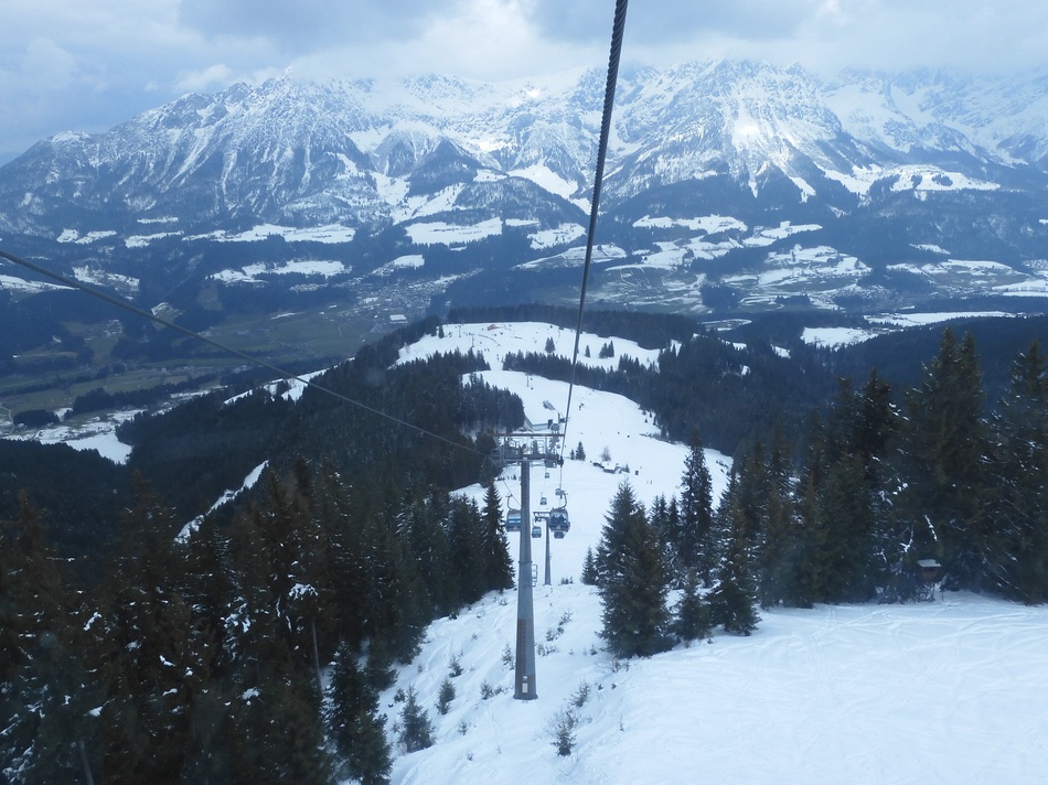 Wir verlassen Scheffau mit der 8EUB Brandstadl