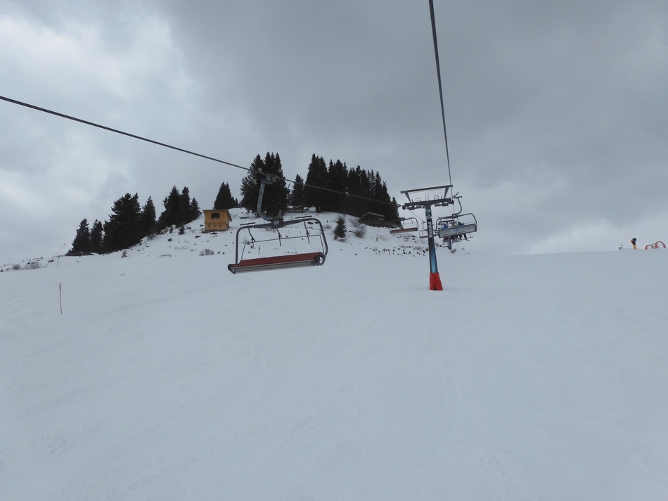 Jetzt noch von der anderen Seite auf den Berg: Almbahn