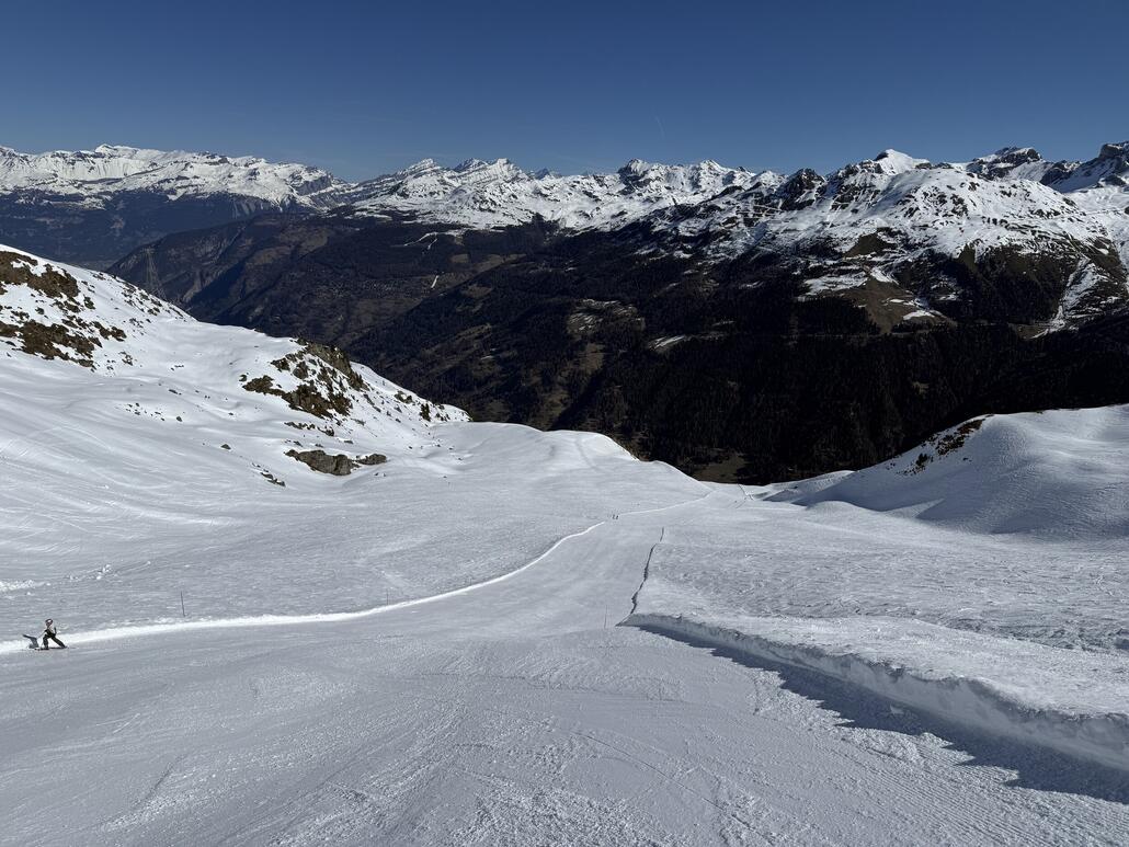 ...und das ist er auch! Besser als jede Abfahrt am gestrigen Tag!