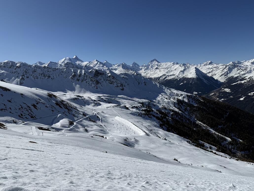 Die Walliser Bergwelt ist einfach beeindruckend. Das langweilt nie!