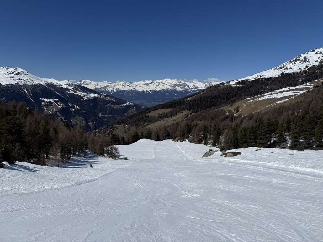 Auch die rote «Prilet» Piste ist noch der Hammer!