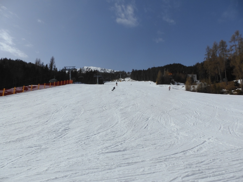 Hier geht es gleich bergwärts.