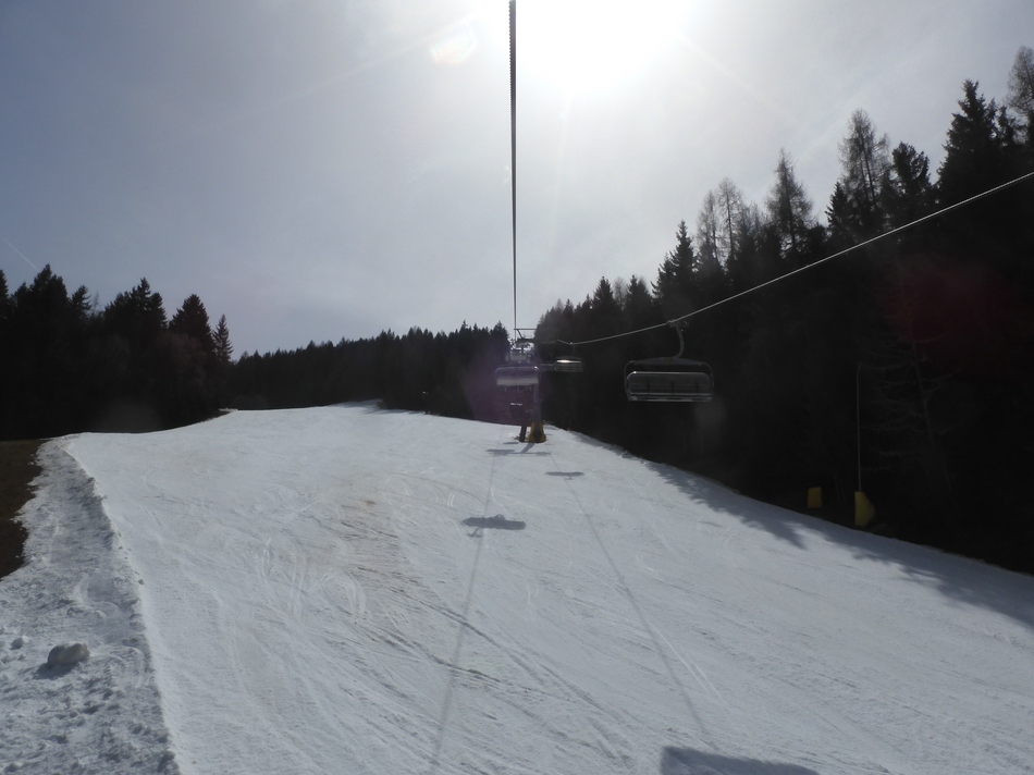 Nach einer Fahrt mit der Planaibahn steht nun der Planai6er am Programm.
