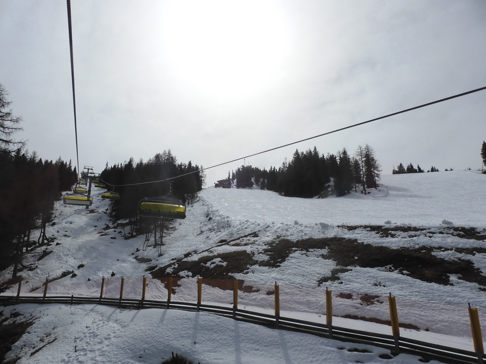 Jetzt ein großer Sprung. Die Burgstallalmbahn bin ich heute noch nicht gefahren.