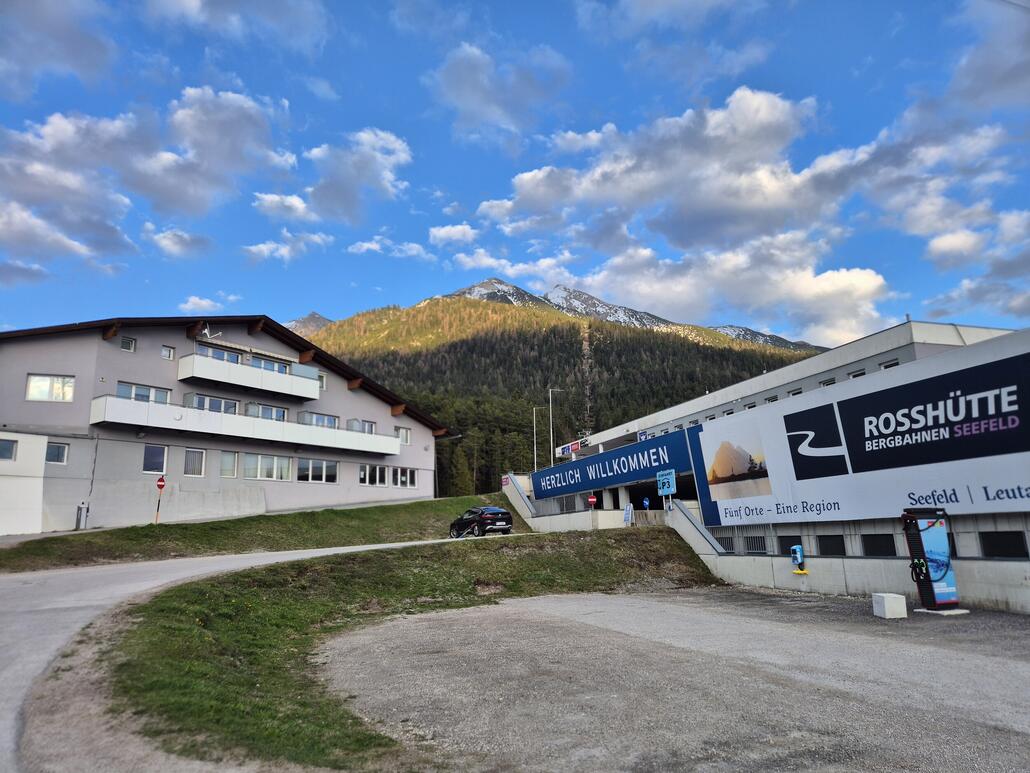 Ausreichend freie Parkfläche