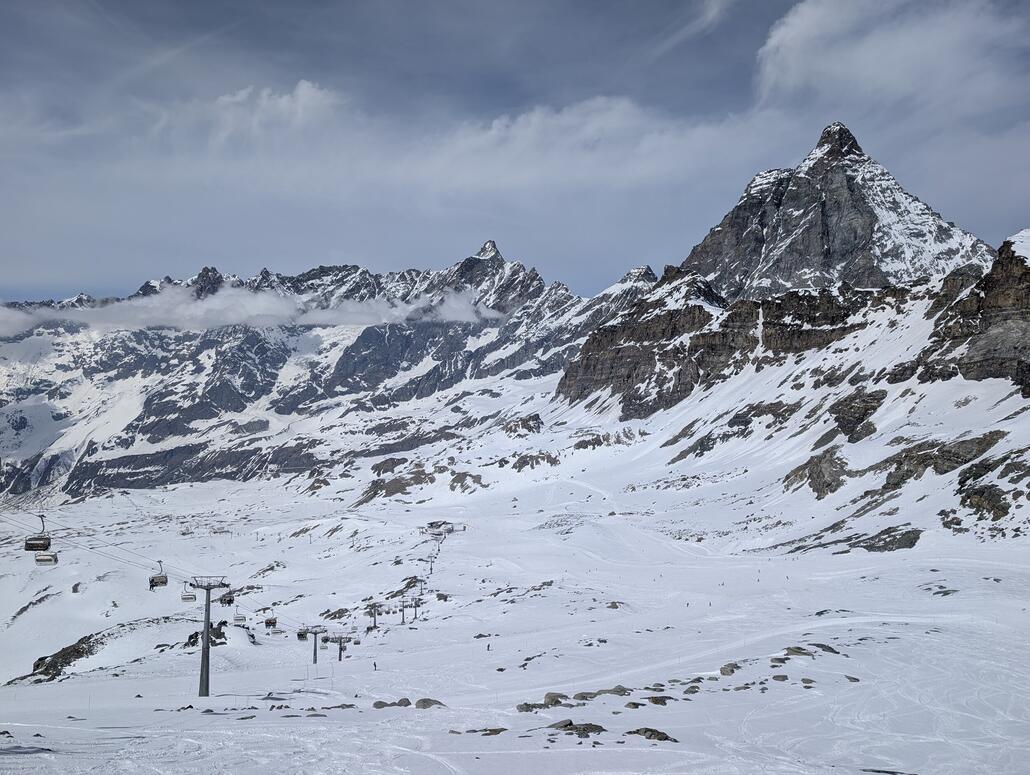 Cervinia und die Matterhorn Backside