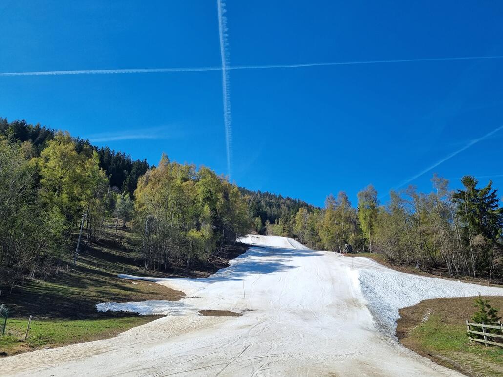Letzte Meter der Talabfahrt