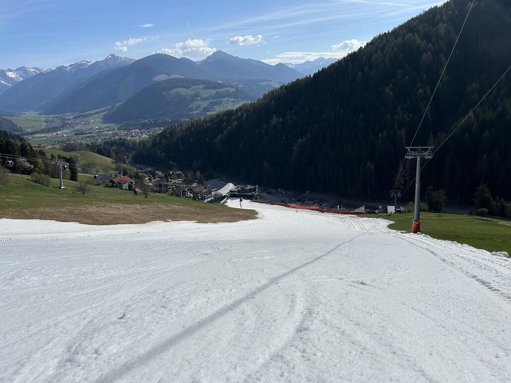 Auch in Olang gehts noch ins Tal