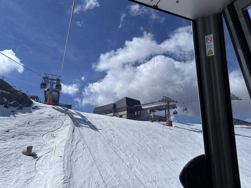 Goodbye Kronplatz 1+2.. hier wird bereits abgebaut..