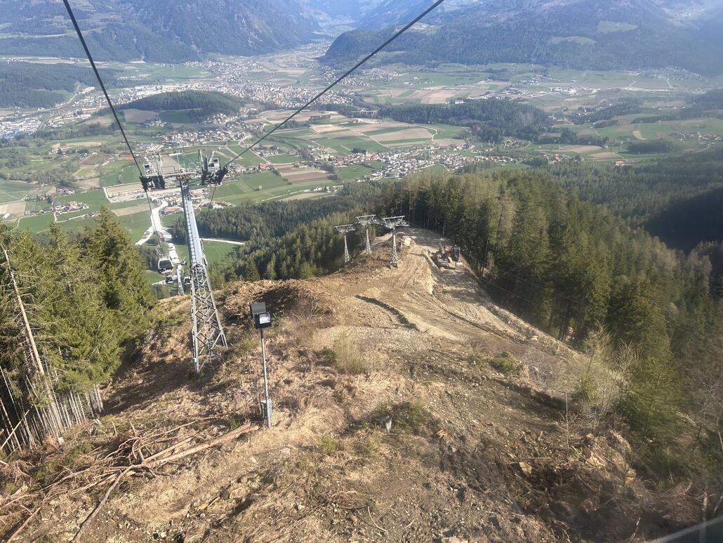 Bereich neue Mittelstation