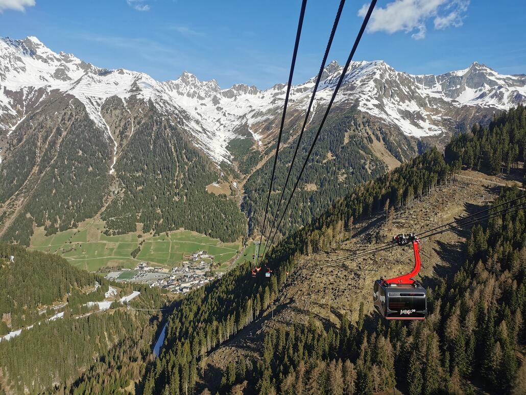 1. Auffahrt mit der 3S