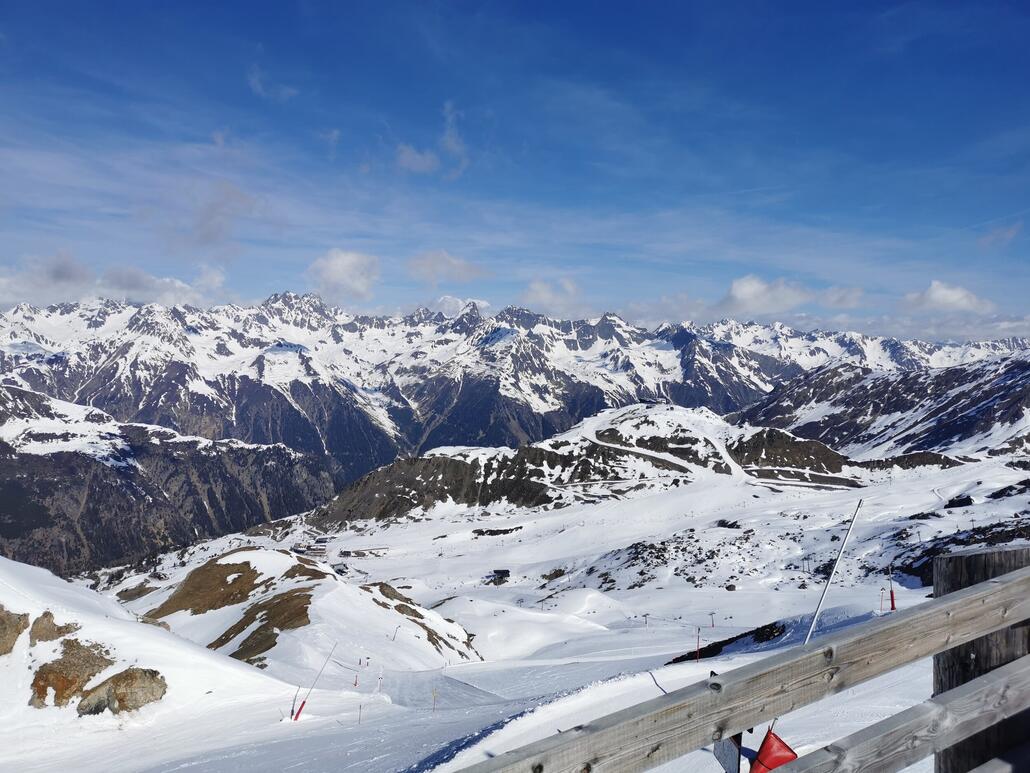 5. Panorama vom schönen steilen Schlepper oben.