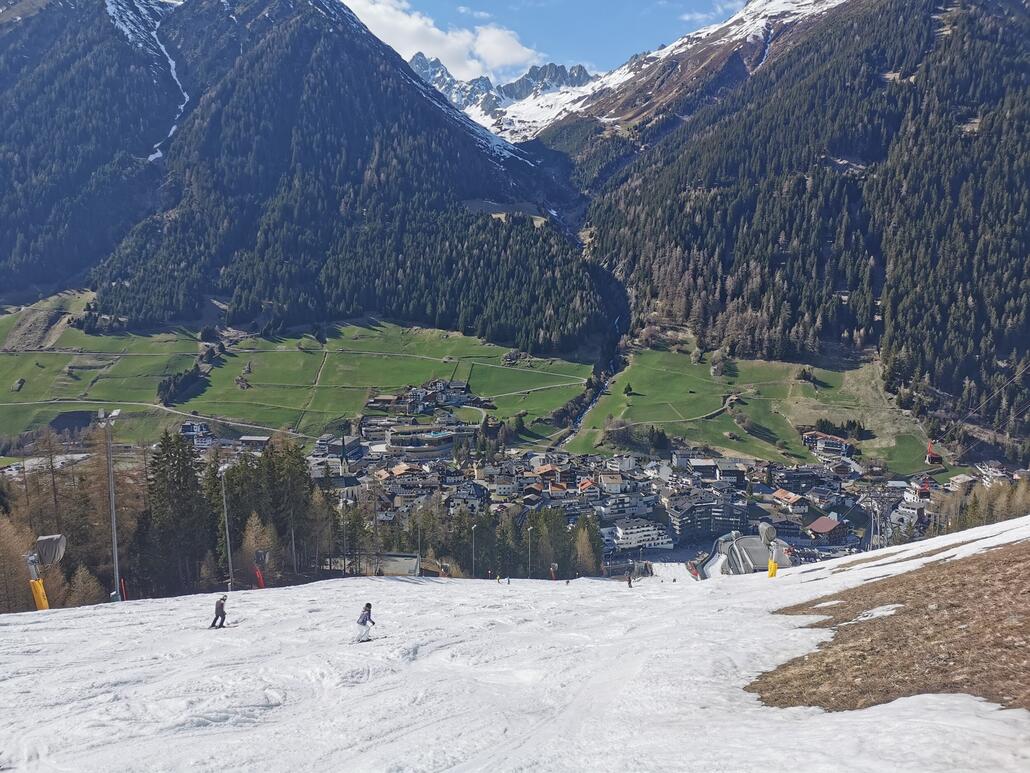 16. Und zum Schluss die Talabfahrt. Schön lang.....und schweißtreibend.