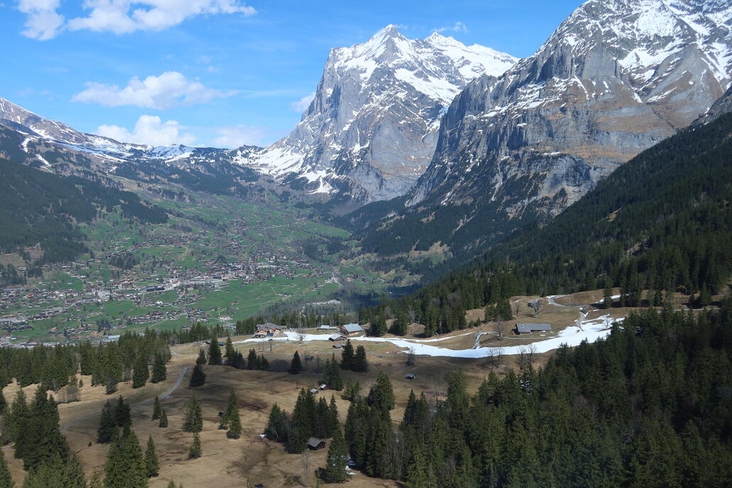 Schnee reicht gerade noch bis Brandegg
