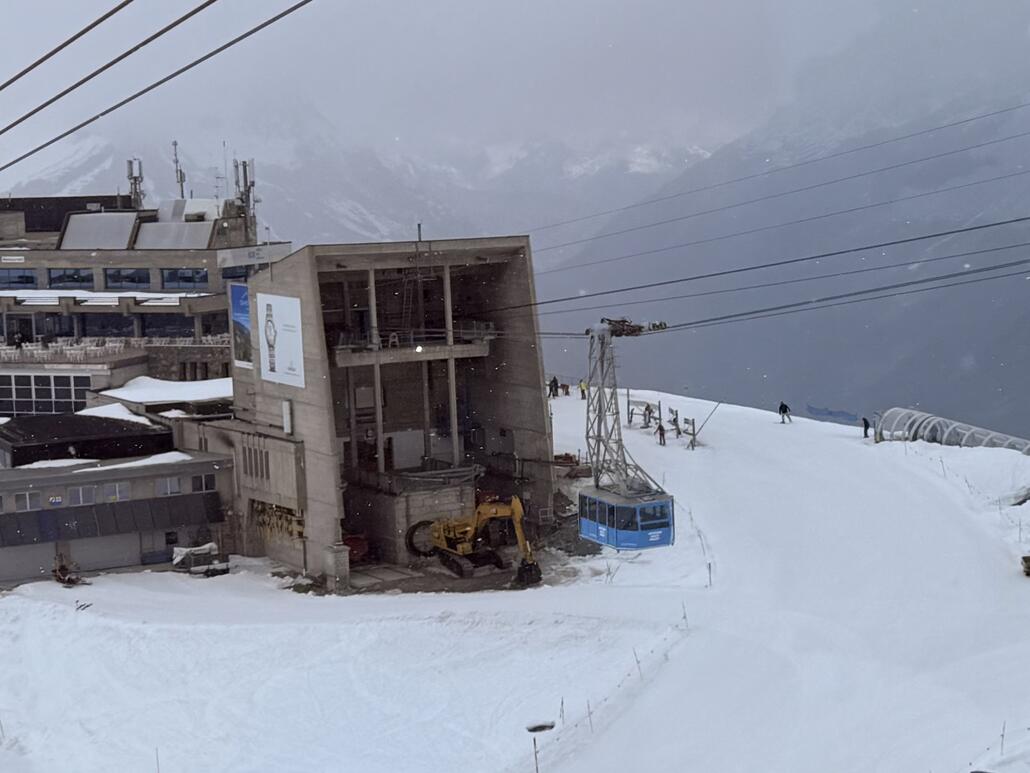 Ab 27.4 in Betrieb wenn der Glacier Ride in Revision geht.