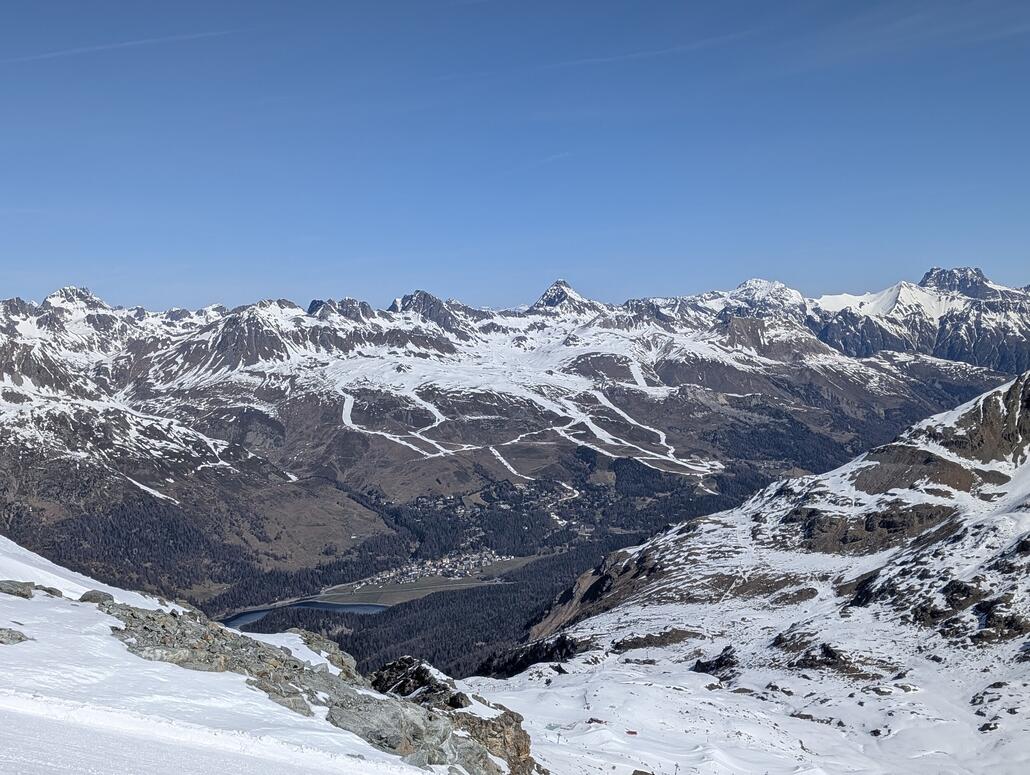 Zoom Corviglia-Sektor, seit Anfang April geschlossen