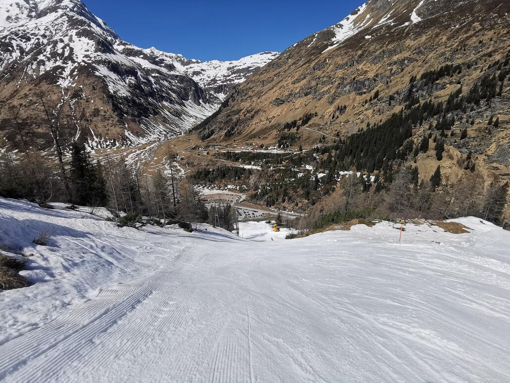 10. Ordentlich steil.