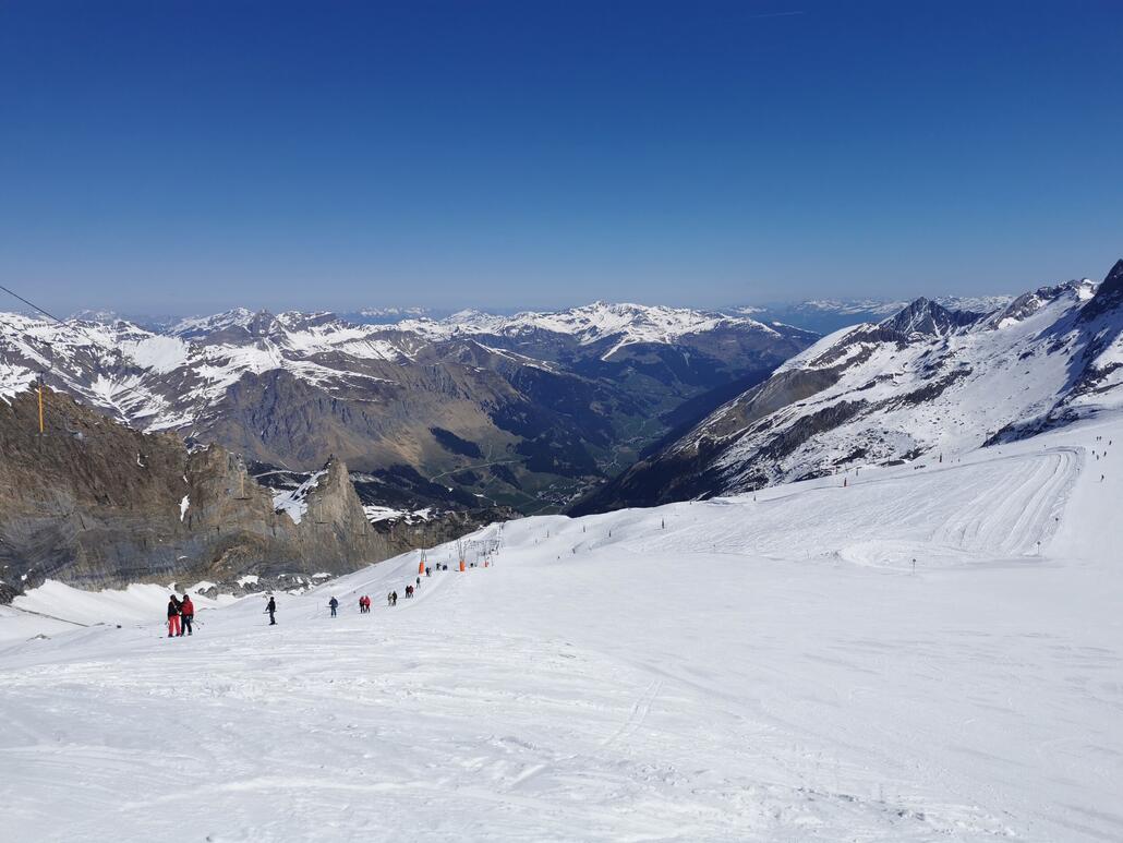 6. Kaserer ein Traum. Fast am Nachmittag 15:00 noch besser, da absolut kein Mensch mehr auf der Piste.