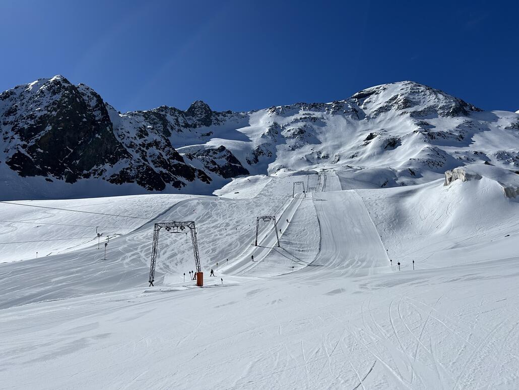 Auch Nörderjoch gabs 2 Fahrten. Seit meinem letzten Besuch hat soch hier das Gelände gewaltig verändert..