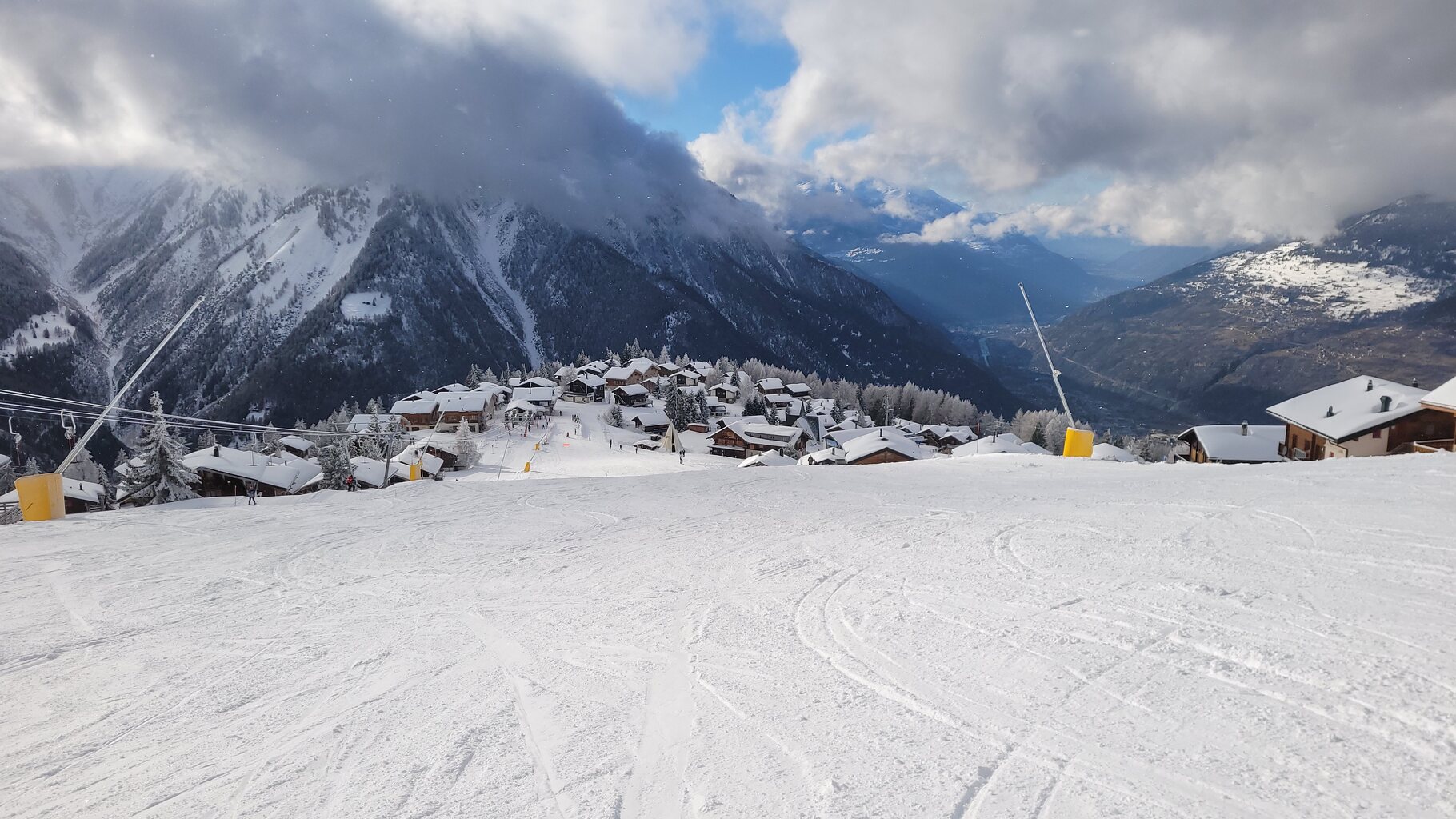 Endhang am Doppelschlepper, schön breit
