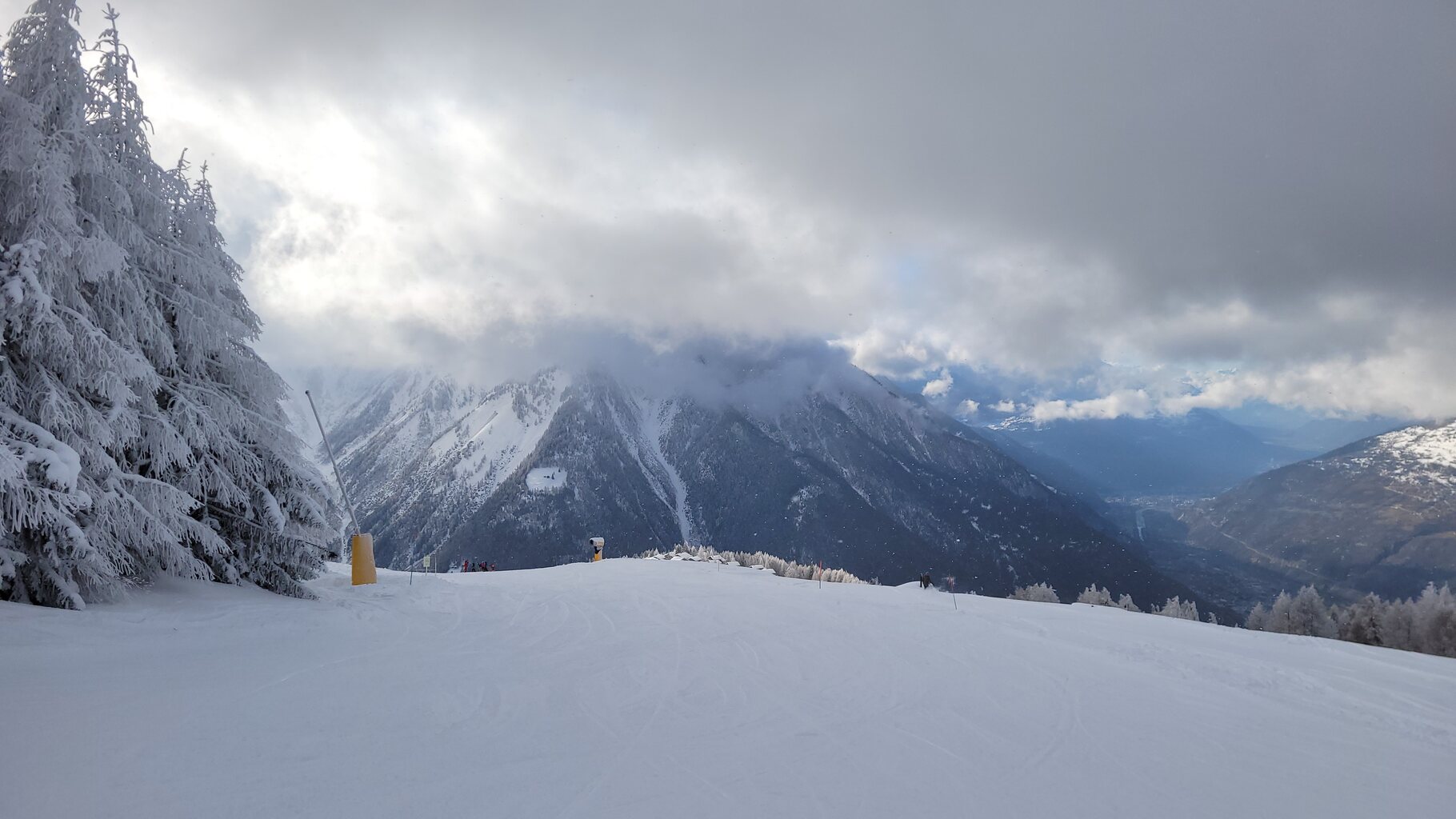 Am Ende der blauen Piste