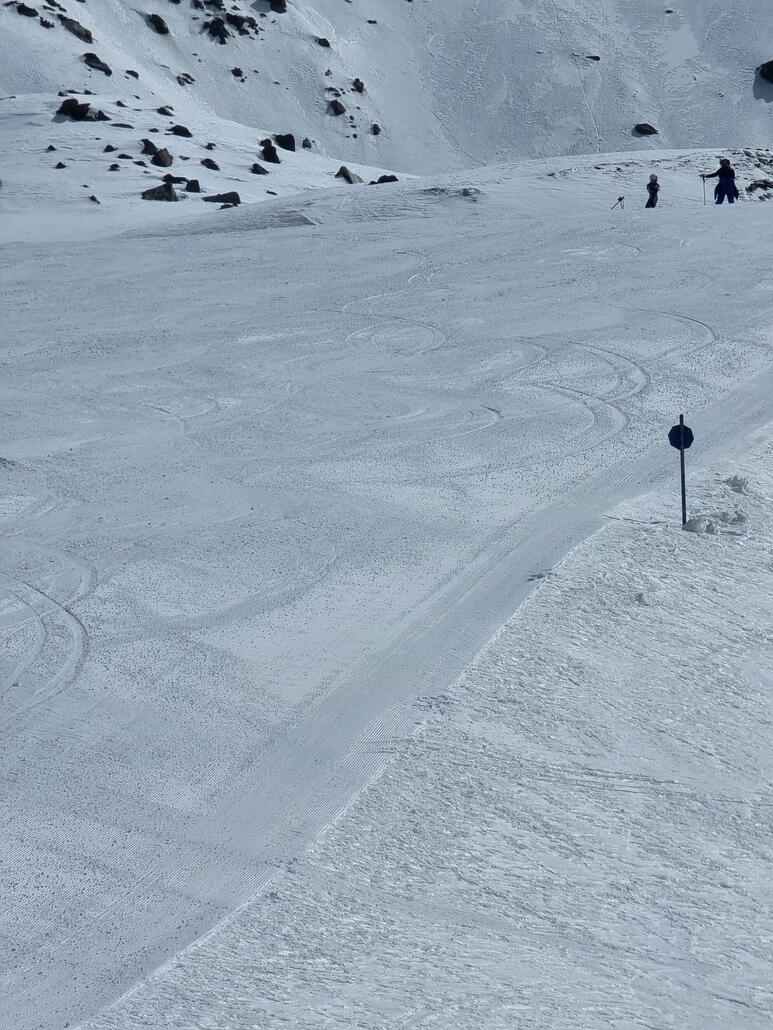 Nörderjoch Piste ca 14:00