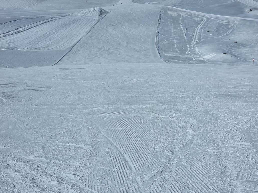 Falginjoch nach 16:00! Immer noch perfekt
