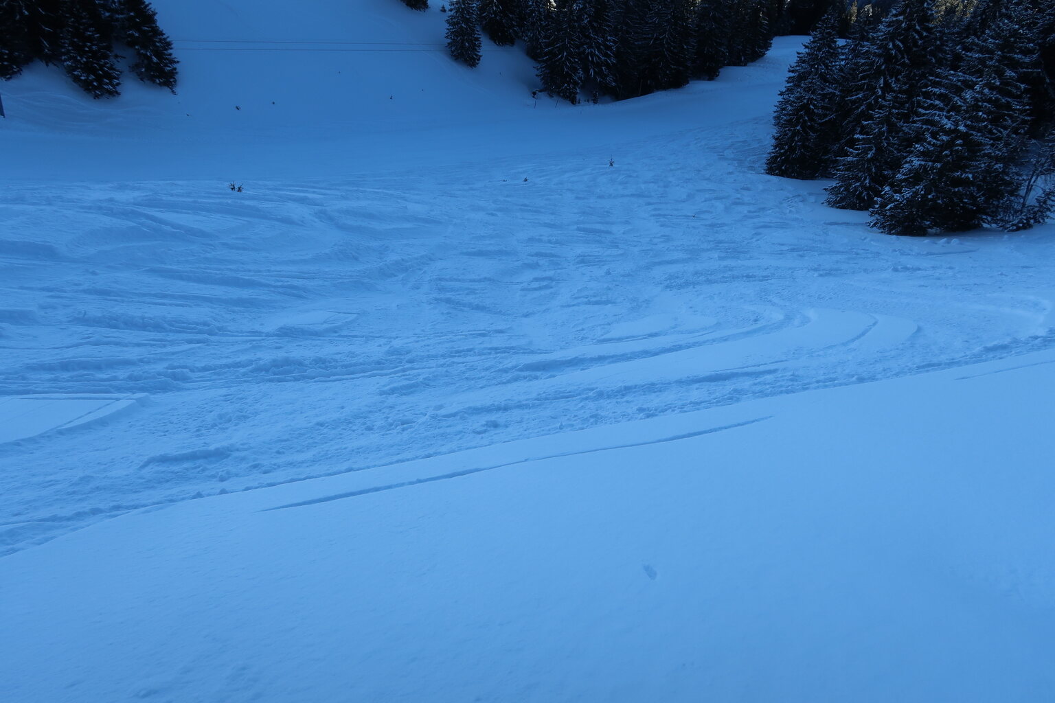 Von Piste 3 zu Piste 2