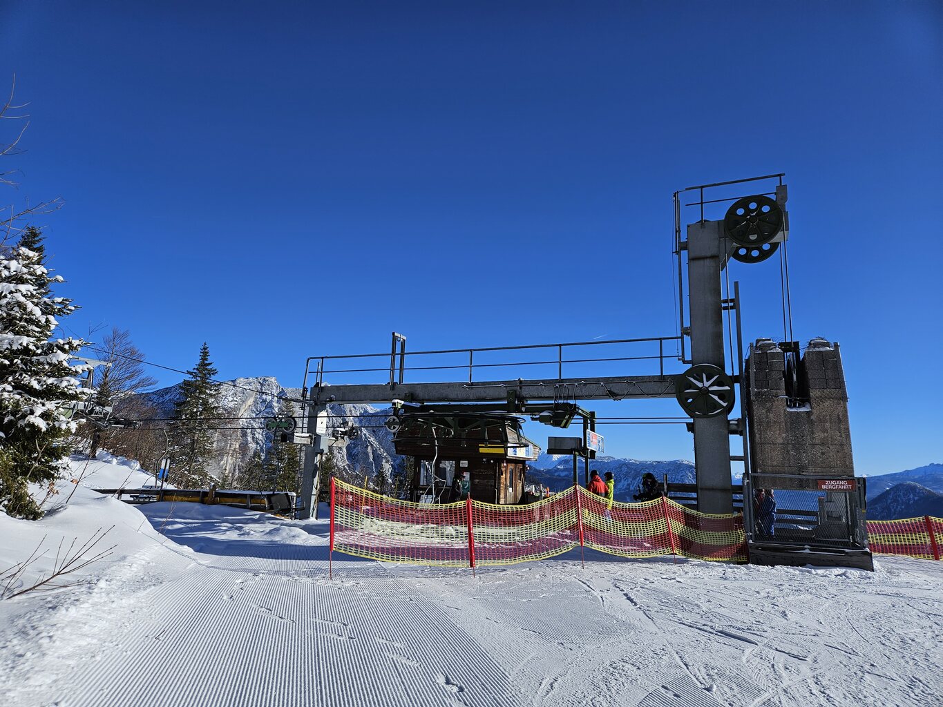 Nach vier Fahrten weiter zur zweiten Sektion.