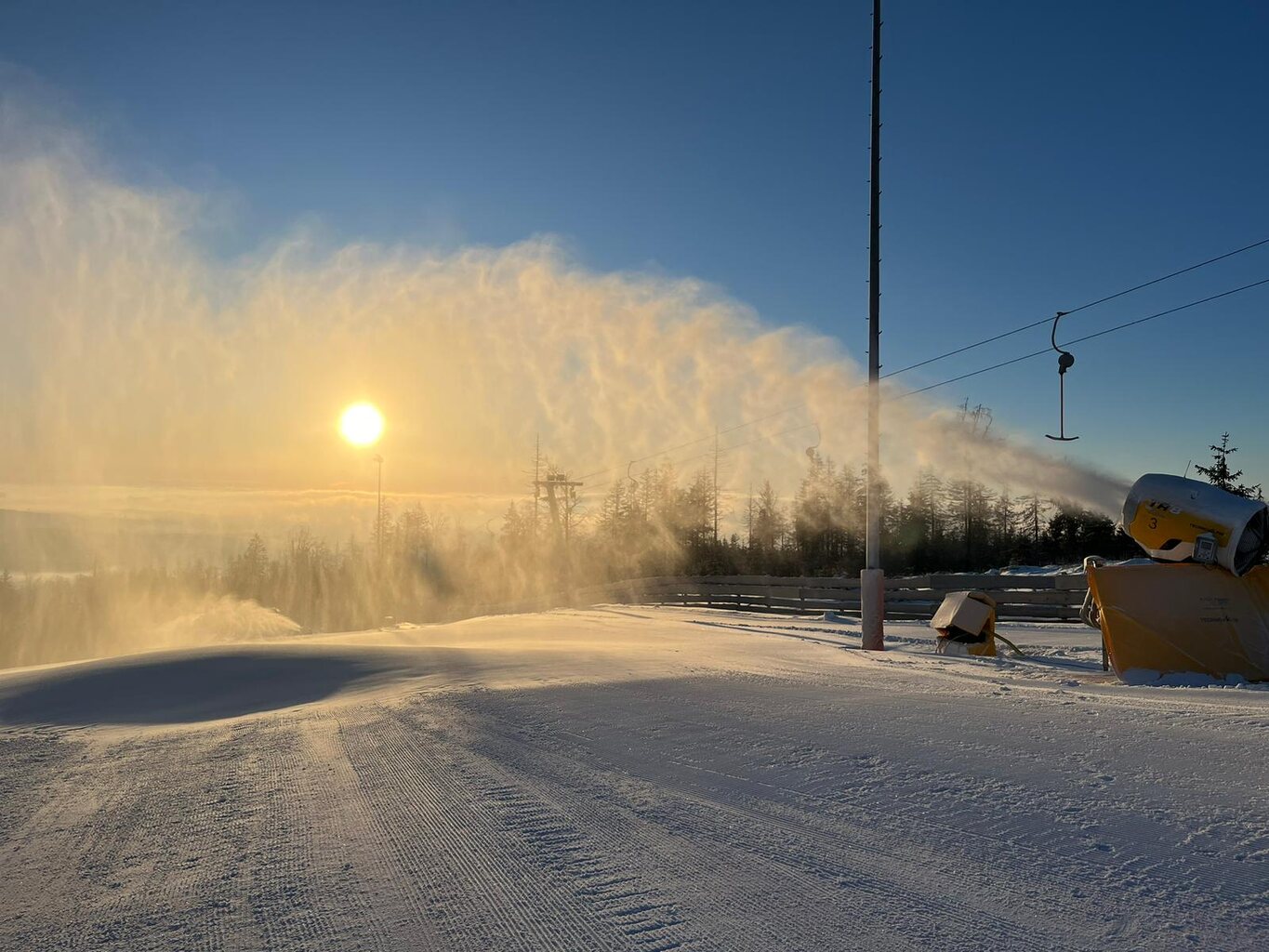Weiterhin nutzen wir jede Stunde Schneizeit
