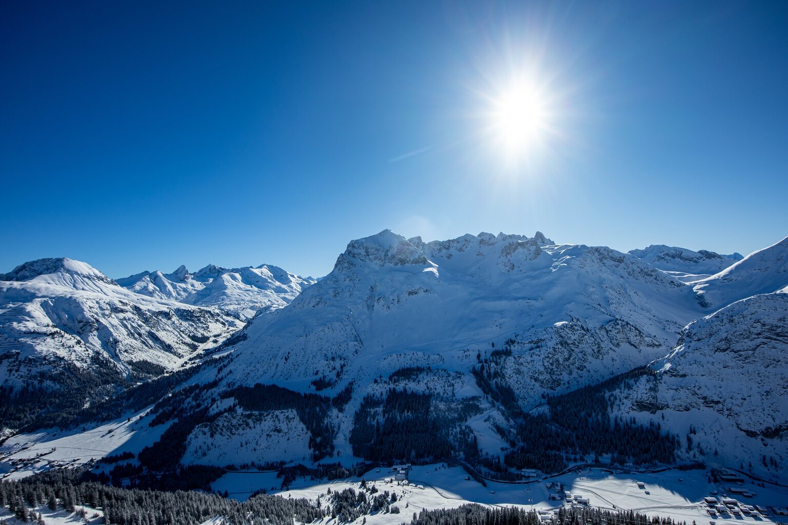 Herrlicher Ausblick beim Mittagessen.