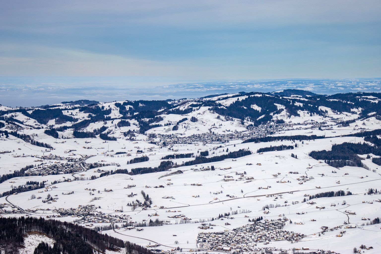 Blick ins Appenzeller Land.